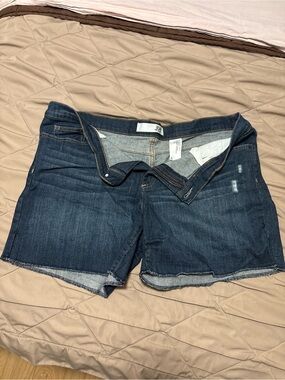 Joe Fresh Dark Blue Denim Cutoff Shorts